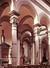 Interior of the church by Filippo Brunelleschi